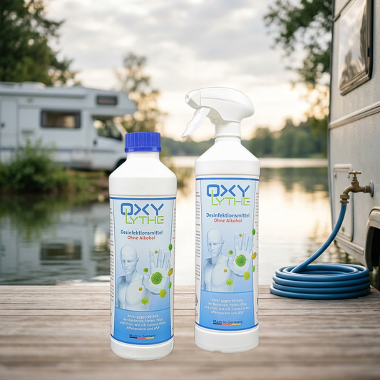 Camper & Boot Plus – 500 ml + 1 L Sprühflasche thematisch