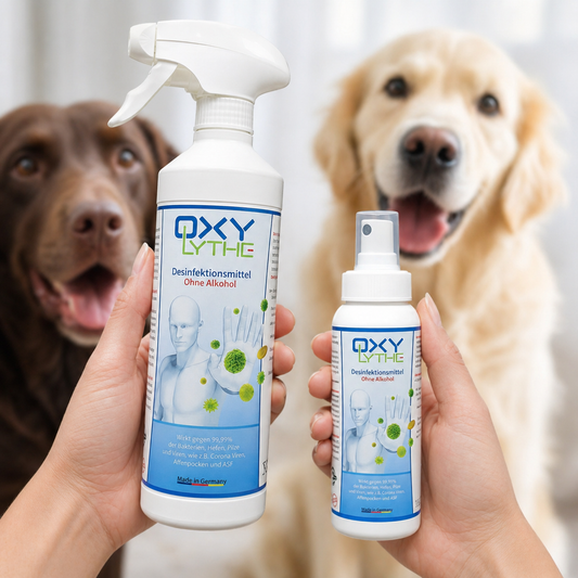 Hygiene Kit für Hundebesitzer – 1 L + 100 ml OXYLYTHE