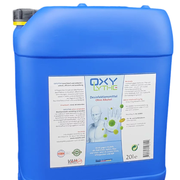 OXYLYTHE Breitband Desinfektion Kanister 20L mit Deckel DN 61