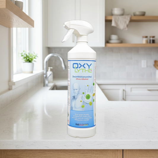 OXYLYTHE Flächendesinfektion mit Sprühpistole – 500 ml / 1 L