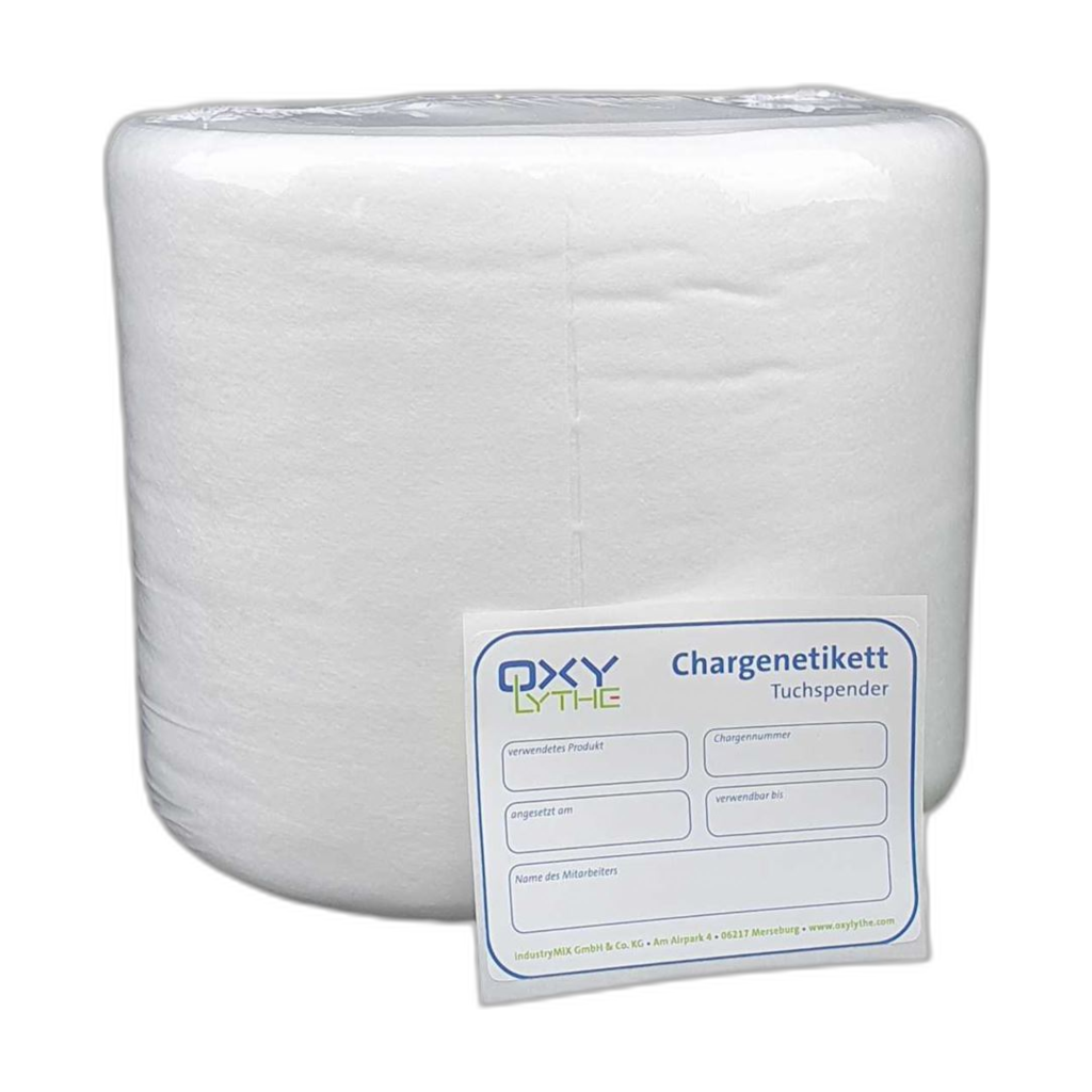 OXYLYTHE Tuchrolle 100 Stück – Nachfüllpack für Tuchspender – 100197-clean