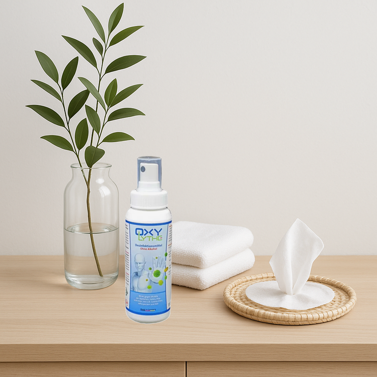 OXYLYTHE Breitband Desinfektion Flasche 100ml Feinzerstäuber