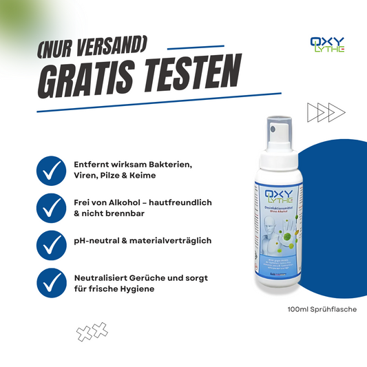 OXYLYTHE Desinfektion 100ml – Gratis testen (nur Versand)