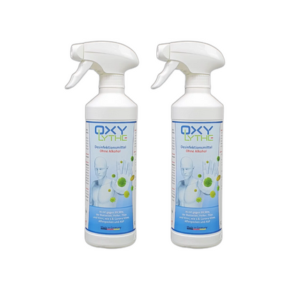 OXYLYTHE Flächendesinfektion mit Sprühpistole – 500 ml / 1 L – 2pack-500-clean