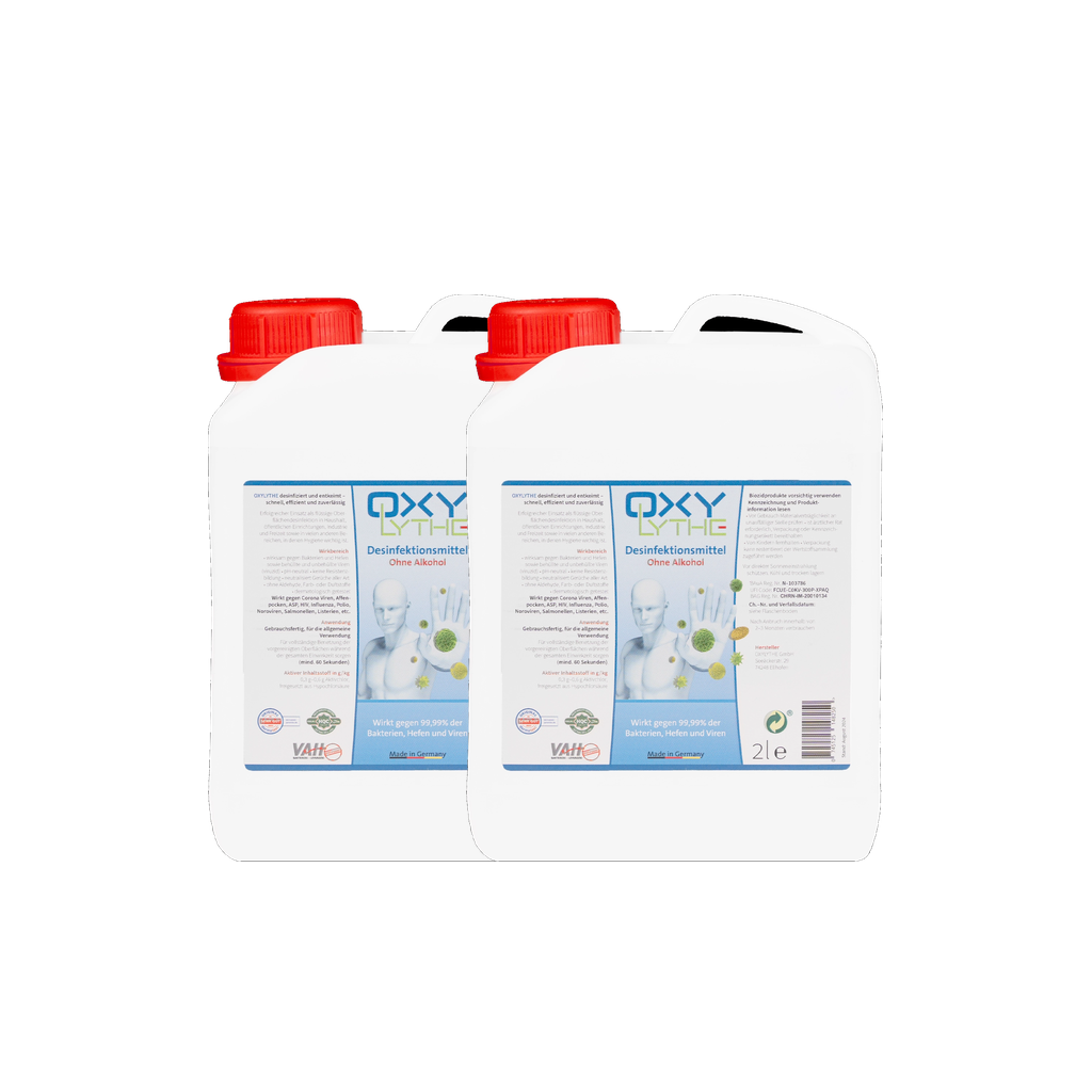 OXYLYTHE Kanister 2 L – Flächendesinfektion zum Nachfüllen – kan-2l-2-clean