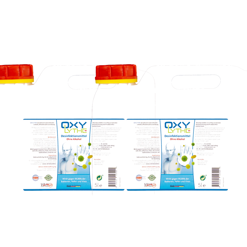 OXYLYTHE Kanister 5 L – Flächendesinfektion DN 51 – kan-5l-2-clean